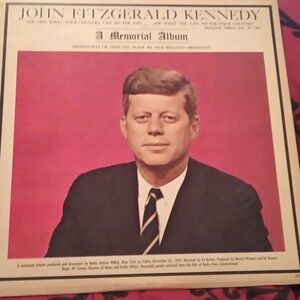LP 33 John Fitzgerald Kennedy vinyl album